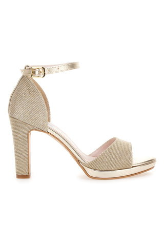 Pittarello Love 672 Gold-Sandalen mit Absatz