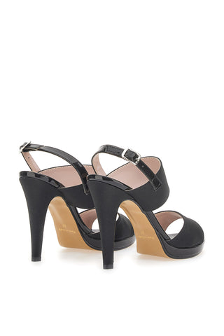 Sandali con tacco Pittarello Love 722 Neri Raso