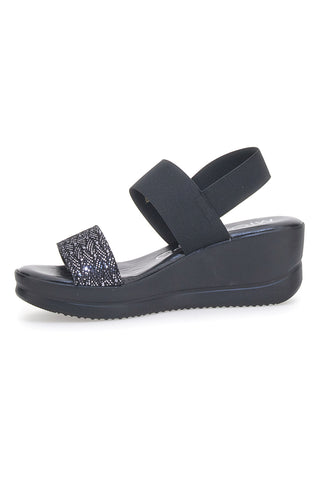 Schwarze Sandalen Mio Tempo 2170