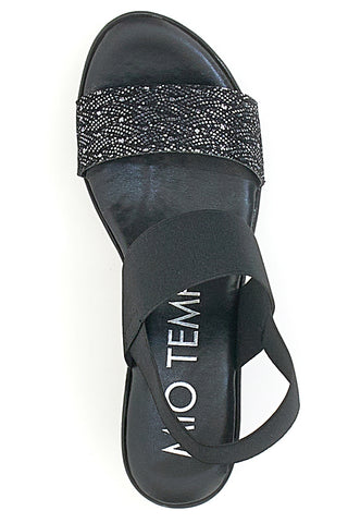 Schwarze Sandalen Mio Tempo 2170