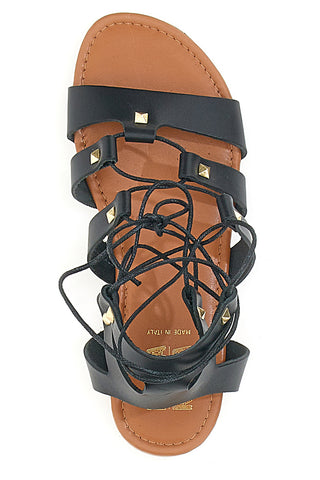 Sandali Lace-Up Prima Riga 405 Neri