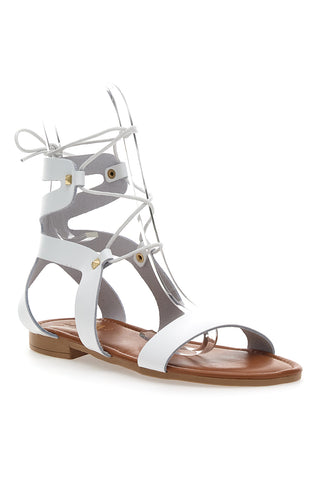 Prima Riga Schnürsandalen 402 Weiß