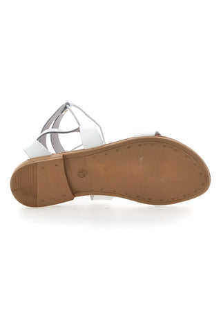 Prima Riga Schnürsandalen 402 Weiß