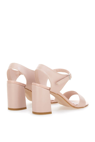 Cafe' Cost 1082 Nudefarbene Sandaletten mit Absatz