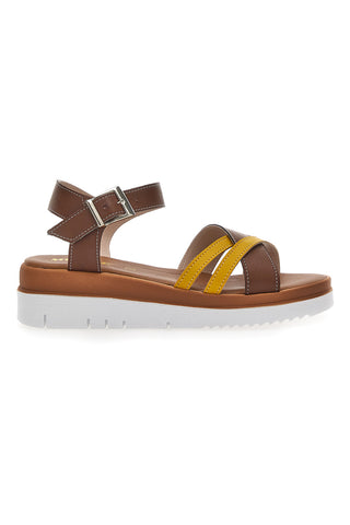 Sandali Platform Me & Me 3298 Cognac