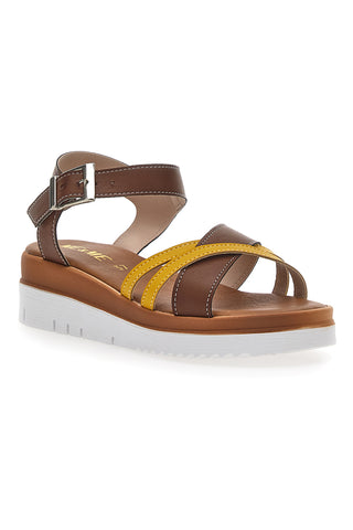 Sandali Platform Me & Me 3298 Cognac