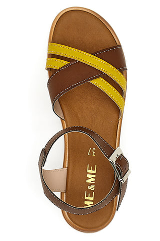 Sandali Platform Me & Me 3298 Cognac
