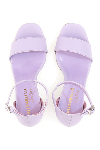 Sandali con tacco Pittarello Couture 7075 Lilla