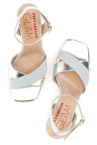 Pittarello Glam 81 Absatzsandalen Silber