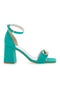Sandali con Tacco Pittarello Glam 3436 Verde Acqua