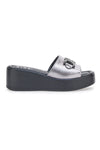 Ciabatte Platform Prima Riga 435126 Piombo