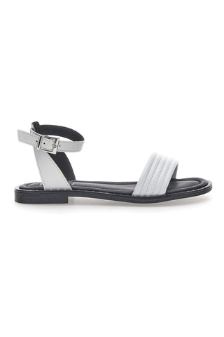 Sandali Flat Prima Riga 43877 Bianchi