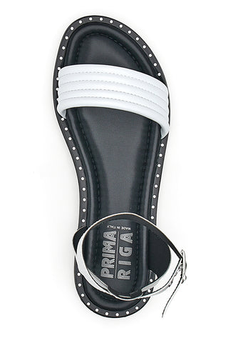 Sandali Flat Prima Riga 43877 Bianchi