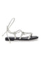Prima Riga Schnürsandalen 308100 Weiß
