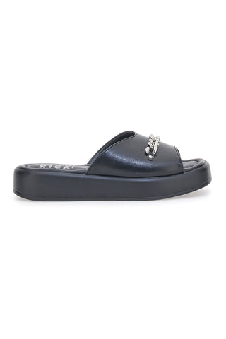 Ciabatte Flatform Prima Riga 436127 Nere