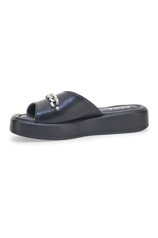 Ciabatte Flatform Prima Riga 436127 Nere