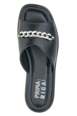 Ciabatte Flatform Prima Riga 436127 Nere