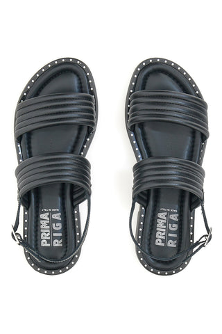 Sandali Flat Prima Riga 43777 Neri