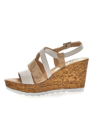 Cafè-Keilsandalen kosten 2778 Beige