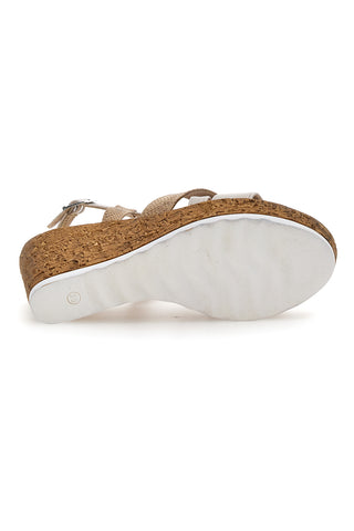 Cafè-Keilsandalen kosten 2778 Beige