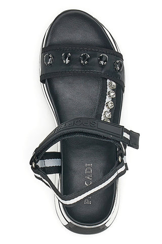 Plateausandalen Plocadi 23103 Schwarz