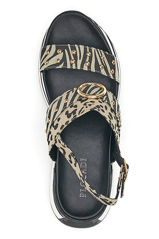 Sandali Platform Plocadi 2310a Animalier