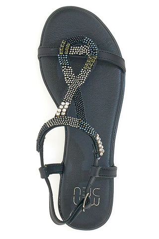 Mon Dieu Sandalen 20207 Schwarz