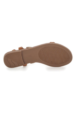Flache Sandalen Mon Dieu 20207 Cognac