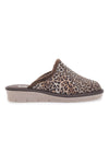 Pantofole Marroni Animalier Beego 6332