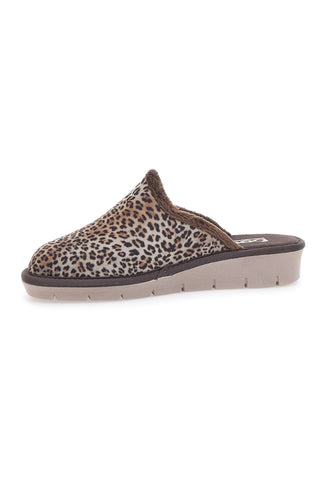 Pantofole Marroni Animalier Beego 6332