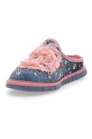 Blaue Beego-Hausschuhe 7345