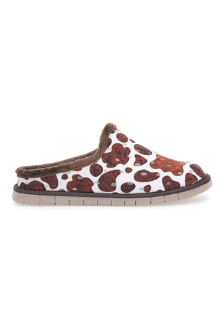 Pantofole Marrone Animalier Beego 7479