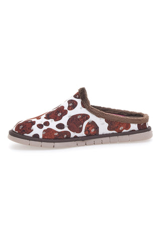Pantofole Marrone Animalier Beego 7479