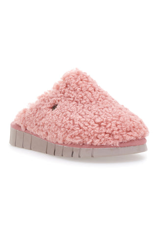 Rosa Teddy Beego Hausschuhe 7525