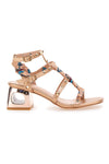 Sandali Oro Rosa Con Borchie The First 231