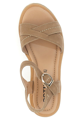 Sandalo in Pelle Marroni Pittarello Active 2302