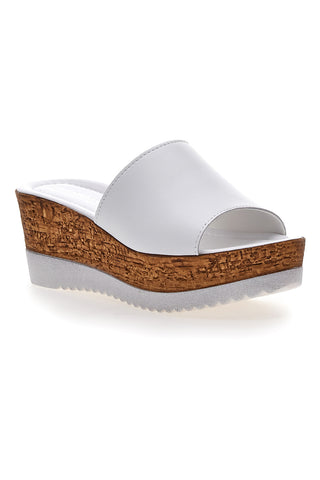 Ciabatte con Platform Bianche Pittarello Love 2331