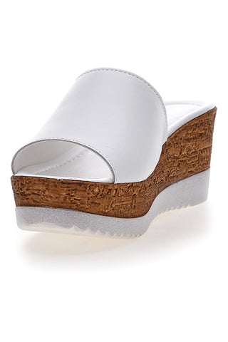 Ciabatte con Platform Bianche Pittarello Love 2331
