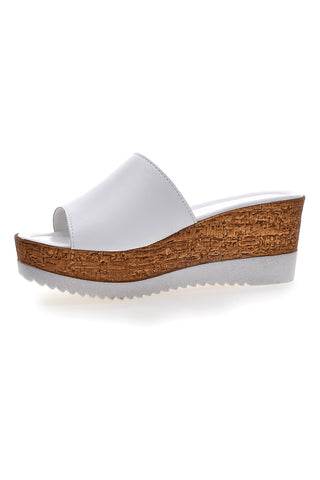 Ciabatte con Platform Bianche Pittarello Love 2331