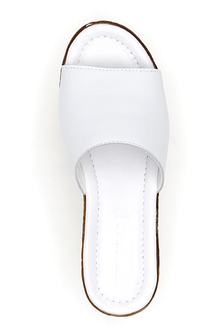 Ciabatte con Platform Bianche Pittarello Love 2331