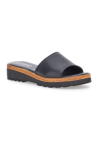 Pittarello 2448 Schwarze Hausschuhe für Damen