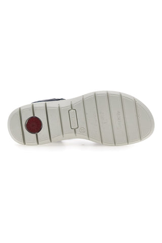 Blaue Sandalen mit silbernen Details IMac 557380