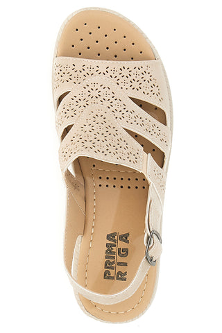 Sandali Classici Beige Prima Riga 9132