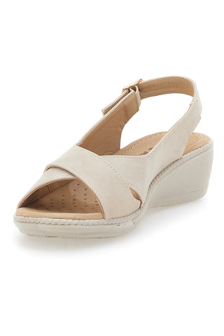 Sandali Beige Slingback Prima Riga 9180