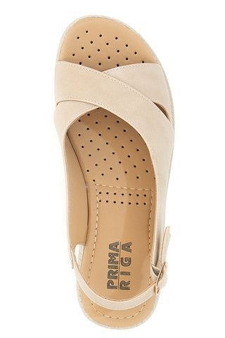 Sandali Beige Slingback Prima Riga 9180