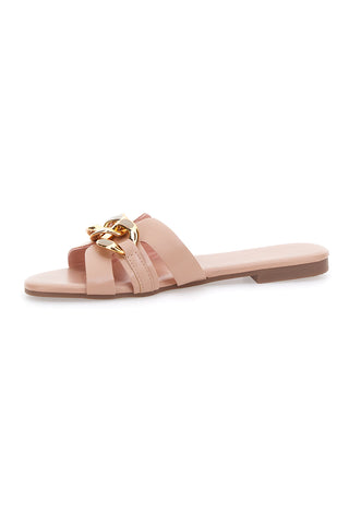 Ciabatte Basse Rosa con Catena Mon Dieu 3982