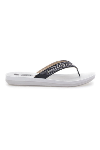 Flip-Flops Schwarz und Weiß Inblu 01 ZO