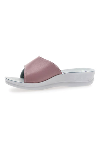 Ciabatte Rosa e Bianche Con Strappo in Velcro Inblu 61 Vr