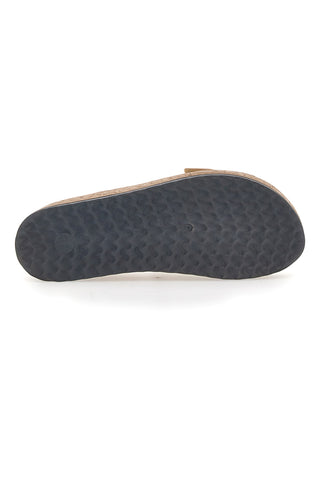Ciabatte Bianche Con Fibbia e Platform In Pelle Inblu 38 Pk
