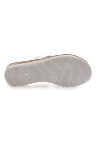 Ciabatte Bianche Infradito Con Pietre e Strass Inblu 36 Bv